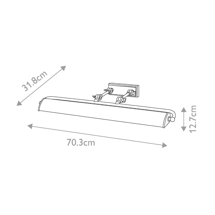 Elstead -Kuvavalo WINCHFIELD 4xE14/40W/230V marmori