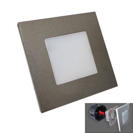 Emithor 48305 - LED-yövalo STEP LIGHT 16xLED/1W/230V