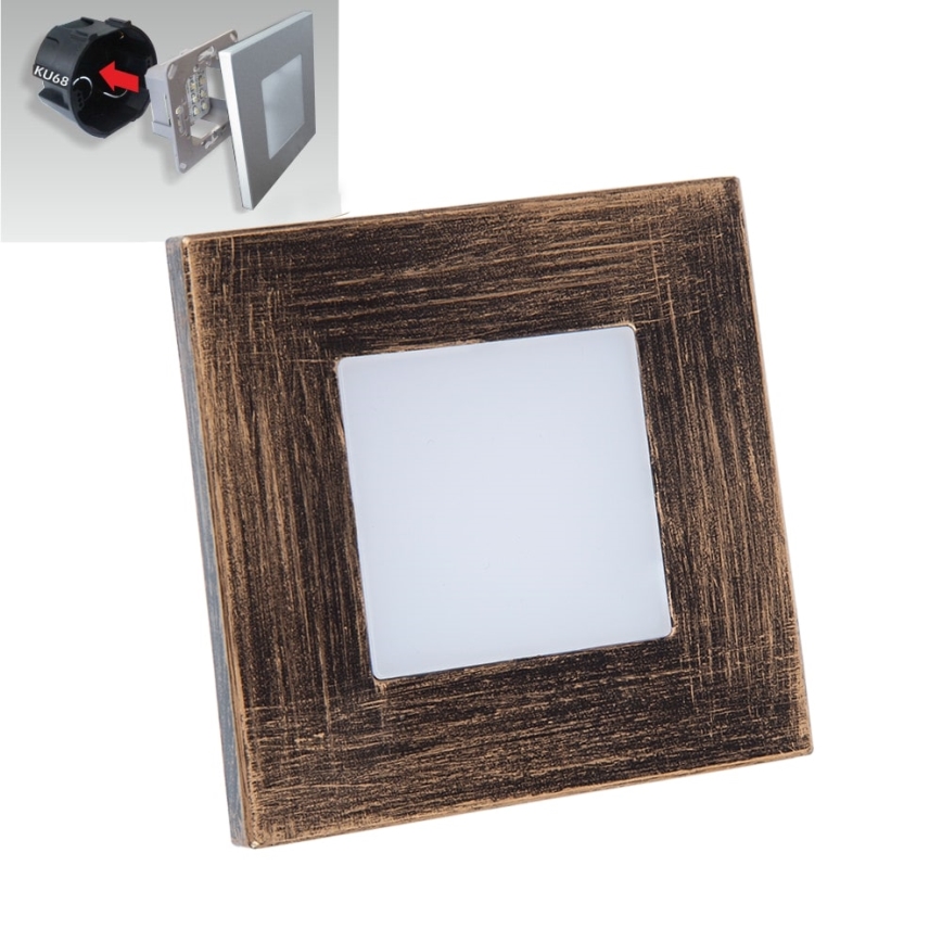 Emithor 48341 - LED Kohdevalo STEP LIGHT 16xLED/1W/230V 4000K