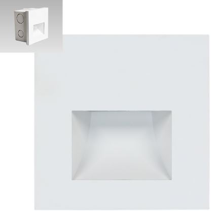 Emithor 70415 - portaikon LED-valo SUNNY LED/1W/230V 4000K valkoinen