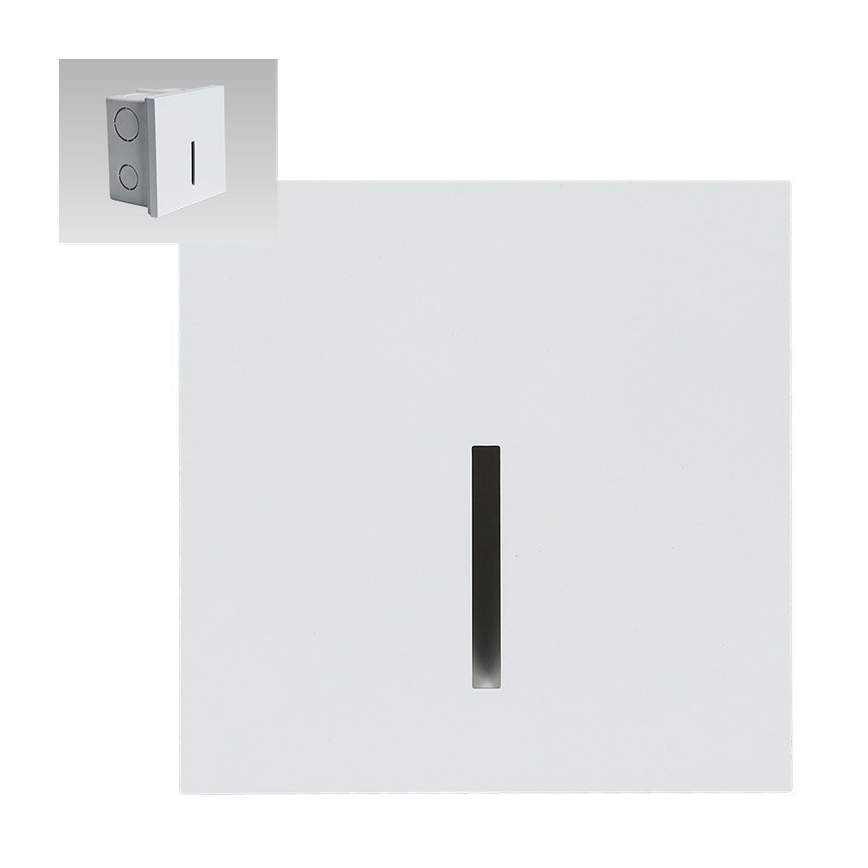 Emithor 70427 - portaikon LED-valo LINE LED/1W/230V 4000K valkoinen