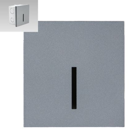 Emithor 70429 - portaikon LED-valo LINE LED/1W/230V 4000K harmaa
