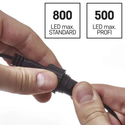 Virtalähde kohteelle connection of Joulu valot 230V IP44 + kauko-ohjaus