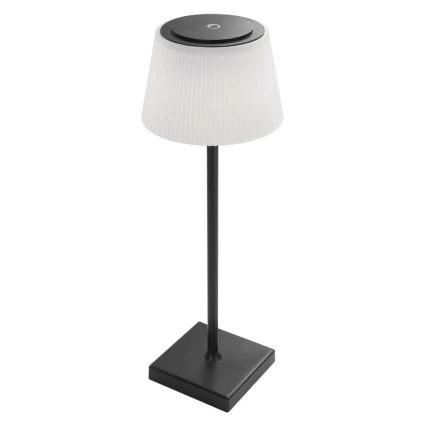 LED Himmennettävä rechargeable lamppu KATIE LED/4W/10V 1800mAh IP44 CRI 90 musta