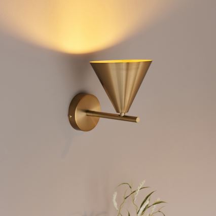 Endon 102893 - Seinäkohdevalo CAPE 1xE14/7W/230V messinki