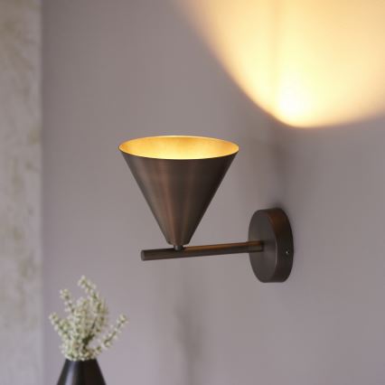 Endon 102894 - Seinäkohdevalo CAPE 1xE14/7W/230V pronssi