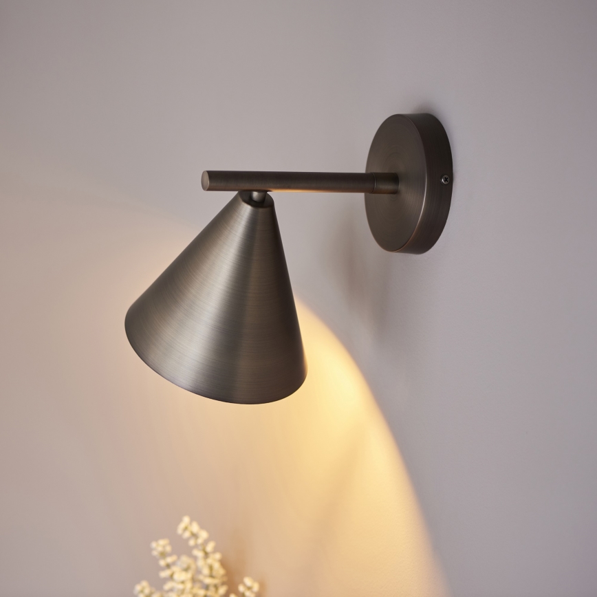 Endon 102894 - Seinäkohdevalo CAPE 1xE14/7W/230V pronssi