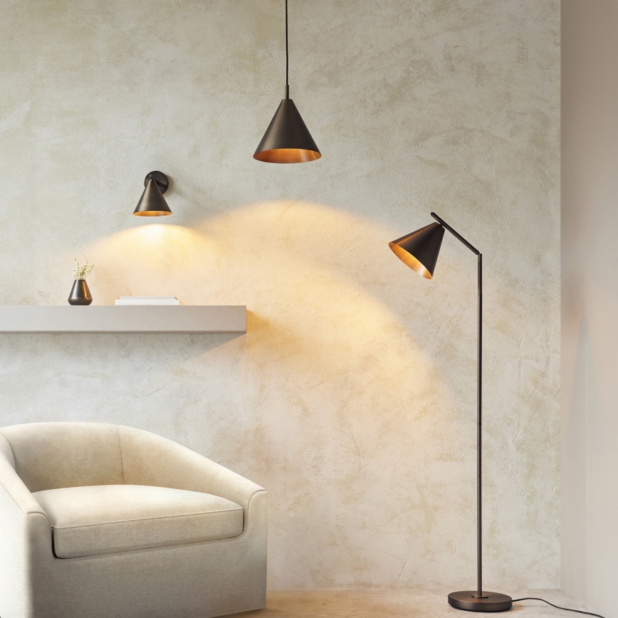 Endon 102894 - Seinäkohdevalo CAPE 1xE14/7W/230V pronssi