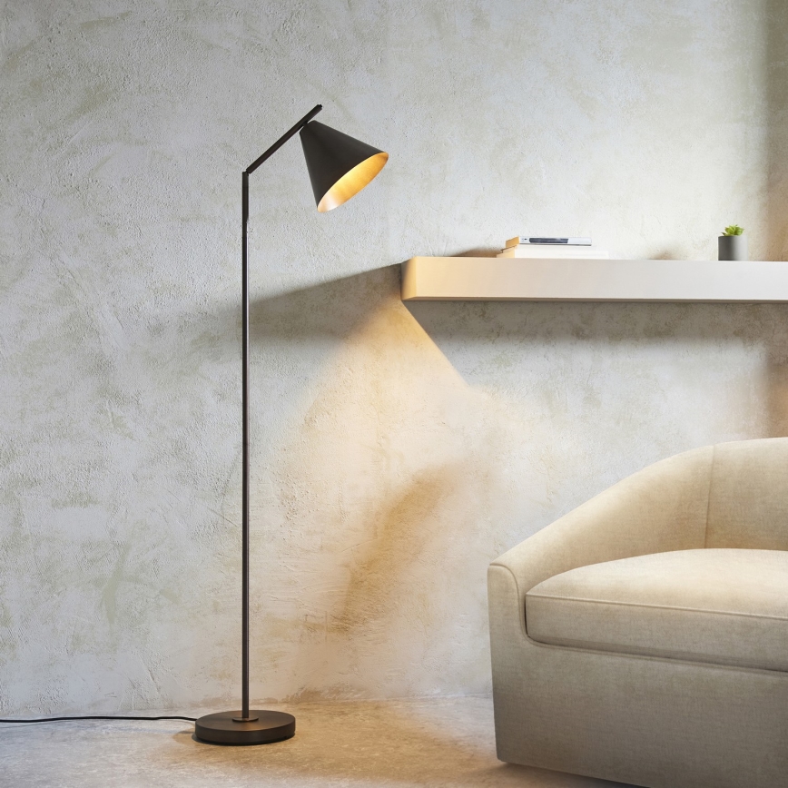 Endon 102895 - Lattialamppu CAPE 1xE27/10W/230V pronssi