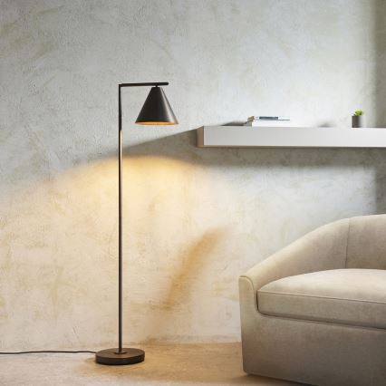 Endon 102895 - Lattialamppu CAPE 1xE27/10W/230V pronssi