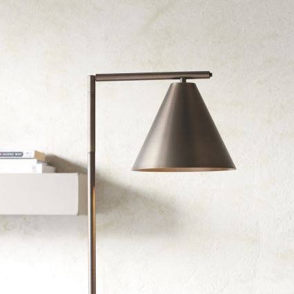 Endon 102895 - Lattialamppu CAPE 1xE27/10W/230V pronssi