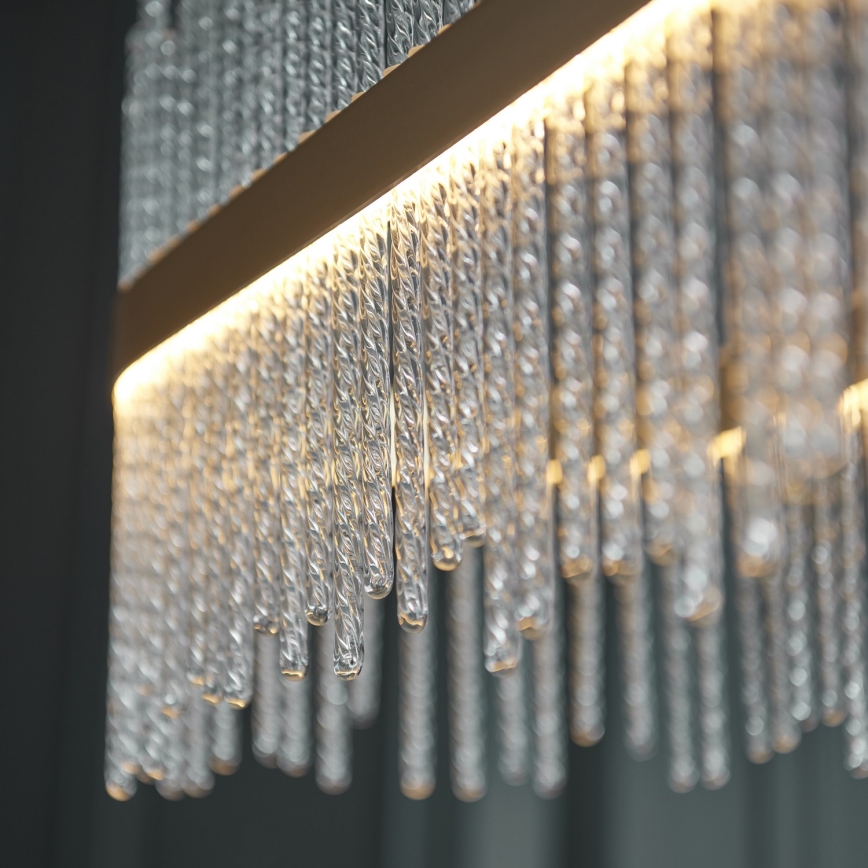 Endon 104082 - LED himmennettävä riippuvalaisin kaapelilla ADRIEL LED/47W/230V 3000K kultainen/kirkas