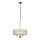 Endon 106243 - Kattokruunu ketjulla CLIFTON 3xE14/6W/230V halkaisija 38,5 cm messinki/kirkas