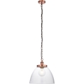 Endon 106895 - HANSEN riippuvalaisin ketjulla 1xE27/10W/230V kuparinvärinen