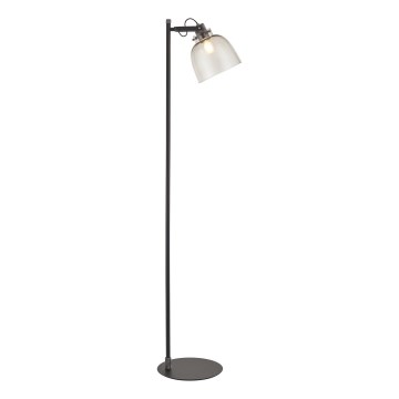 Endon 107013 - Lattialamppu URBAN 1xE27/10W/230V musta/savuinen