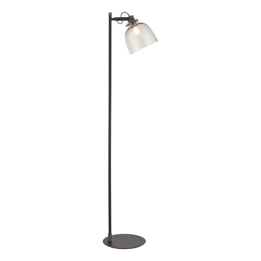 Endon 107013 - Lattialamppu URBAN 1xE27/10W/230V musta/savuinen