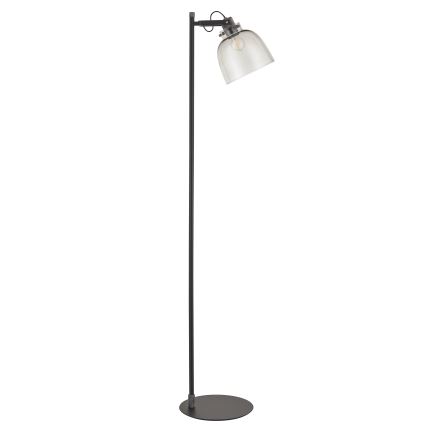 Endon 107013 - Lattialamppu URBAN 1xE27/10W/230V musta/savuinen