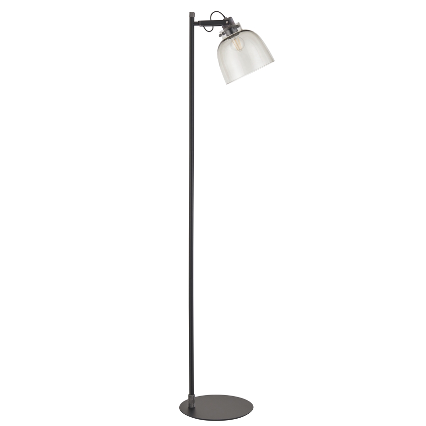 Endon 107013 - Lattialamppu URBAN 1xE27/10W/230V musta/savuinen