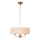 Endon 110723 - Kattokruunu ketjussa HIGHCLERE 3xE14/40W/230V beige/messinki