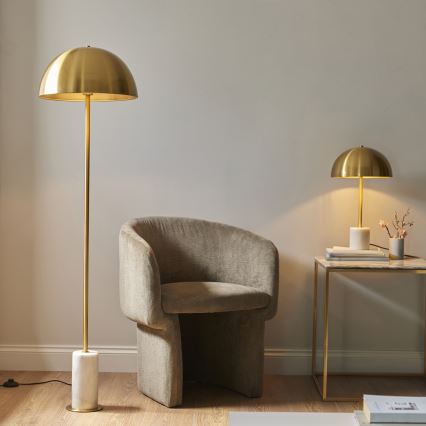 Endon 114208 - Lattialamppu BERTOIA 1xE27/10W/230V messinki