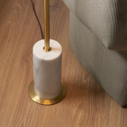 Endon 114208 - Lattialamppu BERTOIA 1xE27/10W/230V messinki
