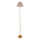 Endon 114785 - LED Himmennettävä ladattava lattiavalaisin BURLEY LED/1,5W/5V messinki/harmaa