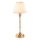 Endon 114811 - BURLEY LED himmennettävä ladattava pöytälamppu LED/1,5W/5V 3600 mAh messinki/valkoinen