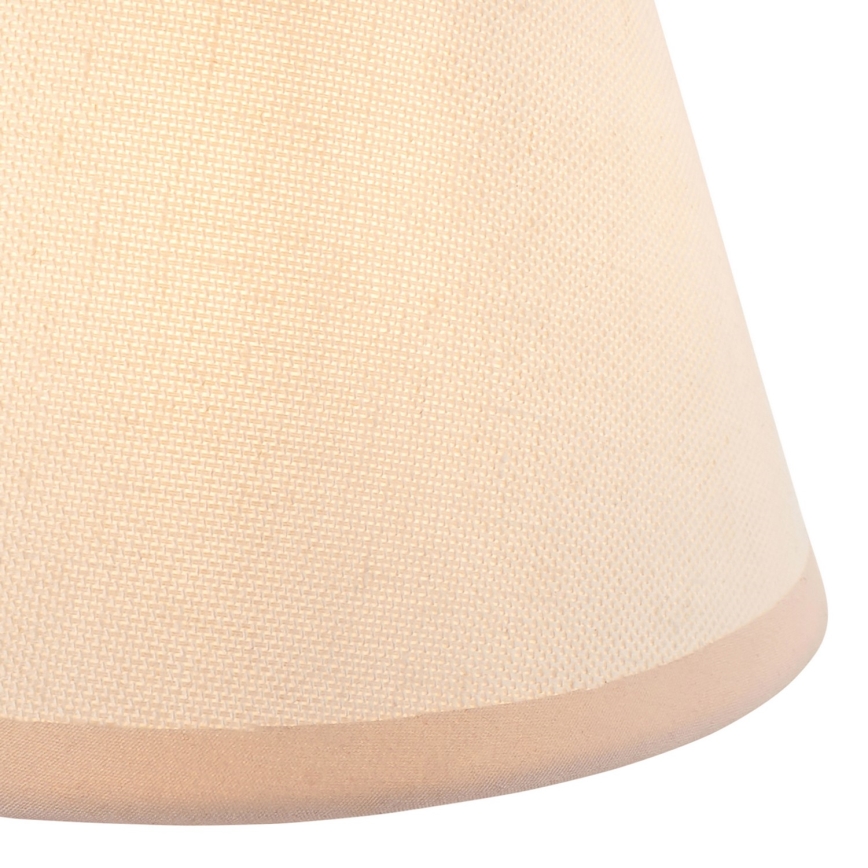 Endon 114849 - LED Himmennettävä ja ladattava pöytälamppu MORTON LED/1,5W/5V 3600 mAh messinki/beige