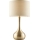 Endon 61191 - Himennettävä pöytälamppu PICCADILLY 1xE14/40W/230V messinki/beige