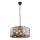 Endon 61294 - Kattokruunu ketjussa CLOONEY 8xE14/40W/230V musta/savuinen