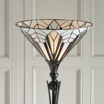 Endon 63933 - Lattialamppu ASTORIA 1xE27/60W/230V halkaisija 40 cm