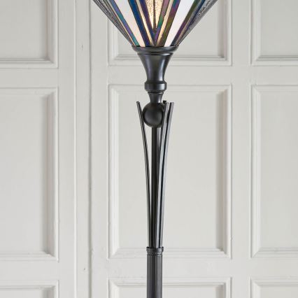 Endon 63933 - Lattialamppu ASTORIA 1xE27/60W/230V halkaisija 40 cm