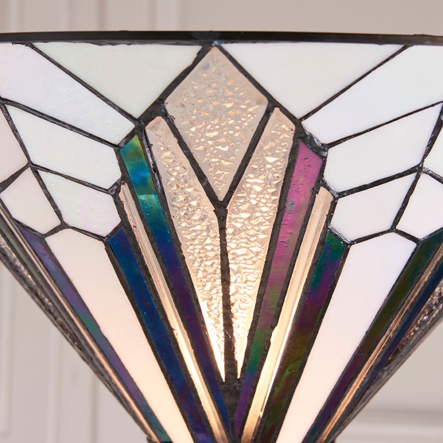 Endon 63933 - Tiffany ASTORIA lattiavalaisin 1xE27/60W/230V Ø 40 cm