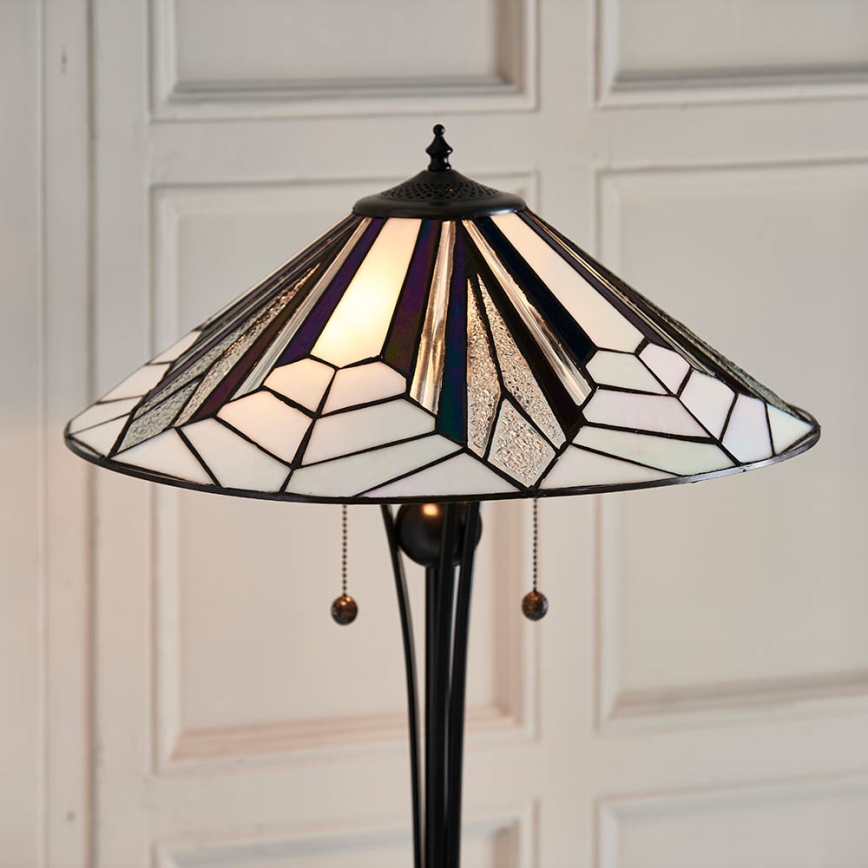 Endon 63934 - Lattialamppu ASTORIA 2xE27/60W/230V halkaisija 48 cm