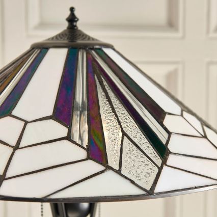 Endon 63934 - Lattialamppu ASTORIA 2xE27/60W/230V halkaisija 48 cm