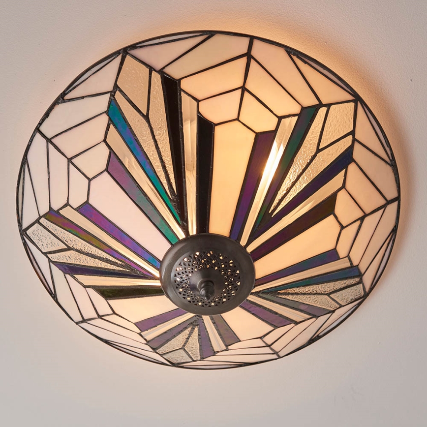 Endon 63935 - Kattovalo ASTORIA 2xE27/60W/230V halkaisija 48 cm