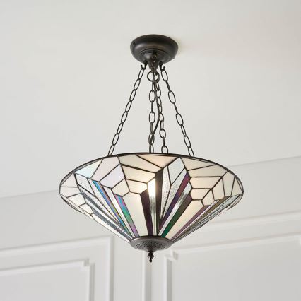 Endon 63936 - Kattokruunu ketjussa ASTORIA 3xE27/60W/230V halkaisija 48 cm