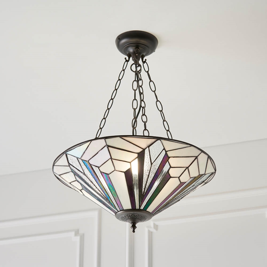 Endon 63936 - Kattokruunu ketjussa ASTORIA 3xE27/60W/230V halkaisija 48 cm