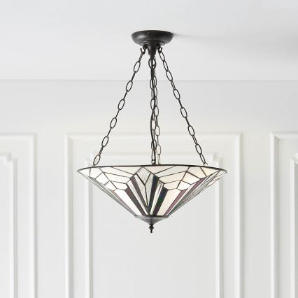 Endon 63936 - Kattokruunu ketjussa ASTORIA 3xE27/60W/230V halkaisija 48 cm