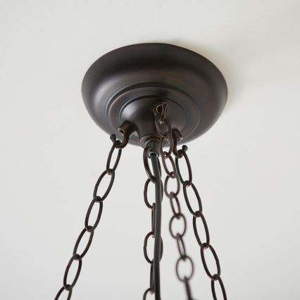 Endon 63936 - Kattokruunu ketjussa ASTORIA 3xE27/60W/230V halkaisija 48 cm