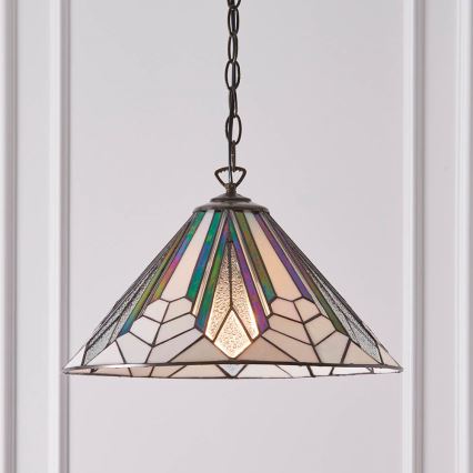 Endon 63937 - Kattokruunu ketjussa ASTORIA 1xE27/60W/230V halkaisija 40 cm