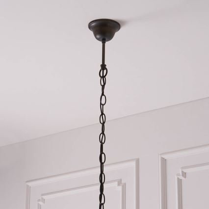 Endon 63937 - Kattokruunu ketjussa ASTORIA 1xE27/60W/230V halkaisija 40 cm