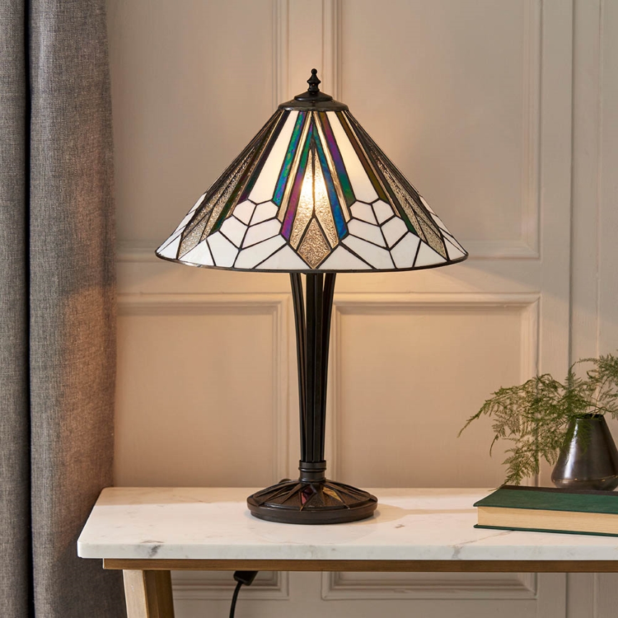 Endon 63939 - Pöytävalaisin ASTORIA 1xE27/60W/230V halkaisija 40 cm
