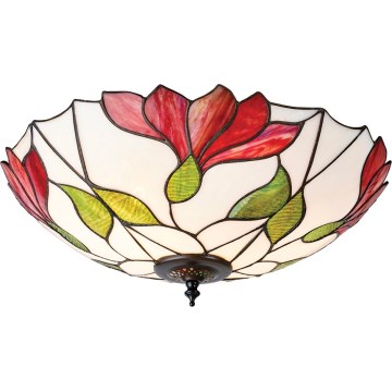 Endon 63960 - BOTANICA-kattovalaisin, 2xE27/60W/230V, halkaisija 45 cm