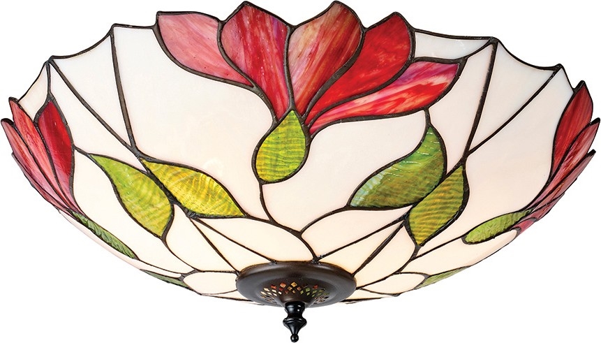 Endon 63960 - BOTANICA-kattovalaisin, 2xE27/60W/230V, halkaisija 45 cm