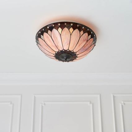 Endon 63973 - Kattovalo BROOKLYN 2xE14/60W/230V halkaisija 50 cm