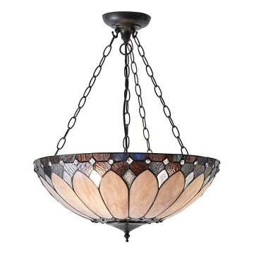 Endon 63976 - Riippuvalaisin ketjulla BROOKLYN 3xE27/60W/230V, halkaisija 50 cm