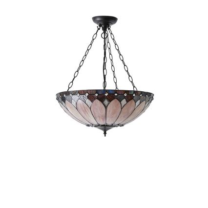 Endon 63976 - Riippuvalaisin ketjulla BROOKLYN 3xE27/60W/230V, halkaisija 50 cm