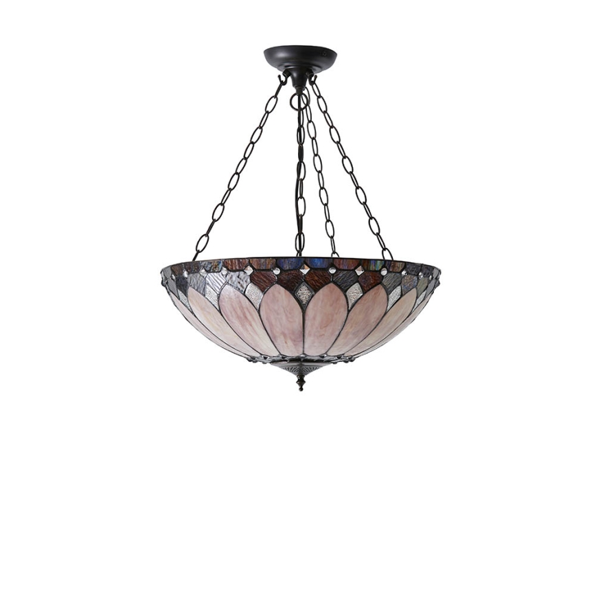 Endon 63976 - Riippuvalaisin ketjulla BROOKLYN 3xE27/60W/230V, halkaisija 50 cm