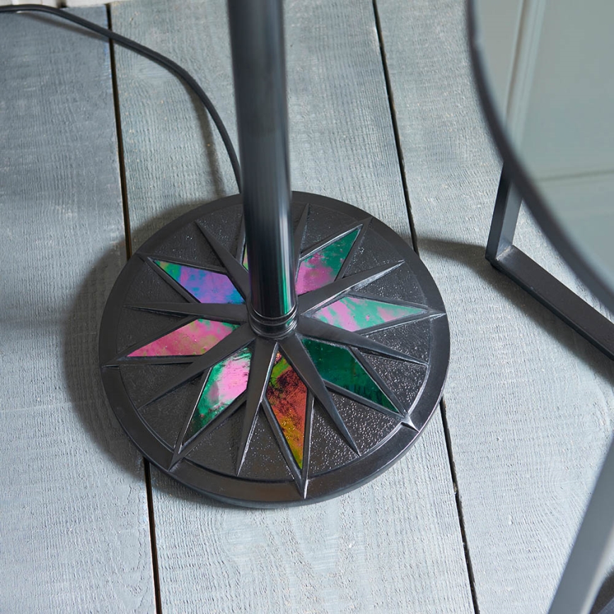 Endon 64042 - Lattiavalaisin Tiffany DARK STAR 1xE27/60W/230V, Ø 42 cm